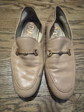 Sam Edelman / womens Taupe Leather Bit Lorraine Loafers 8